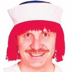 Raggedy Andy Wig W/Hat