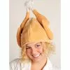 Plush Turkey Hat Adult