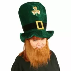 Plush Leprechaun Hat With Beard