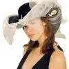 Ghost Ship Pirate Hat Grey Adult