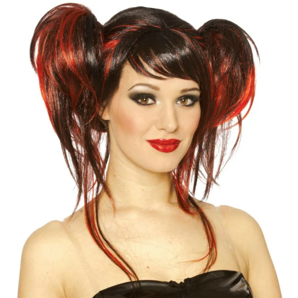 Devil 'Do Red/Black Wig 1 Devil 'Do Red/Black Wig