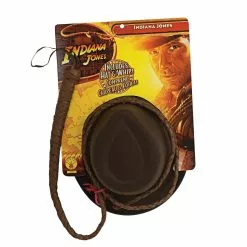 Indiana Jones - Indiana Jones Hat And Whip Set Adult