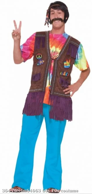 Hippie Peace Vest -Historic Clothing Store 364 768 fm64063