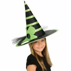 Child Green Witch Hat