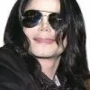 Michael Jackson Adult Long Straight Wig W/ Glasses