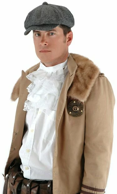 Steampunk Driver (Herringbone) Hat Adult 1 Steampunk Driver (Herringbone) Hat Adult