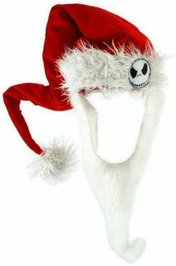 The Nightmare Before Christmas - Jack Santa Hat With Beard Adult