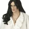 Old World Vampire (Black) Adult Wig
