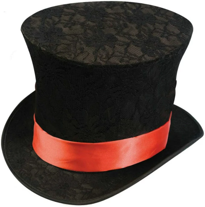 Mad Hatter Adult Top Hat 1 Mad Hatter Adult Top Hat