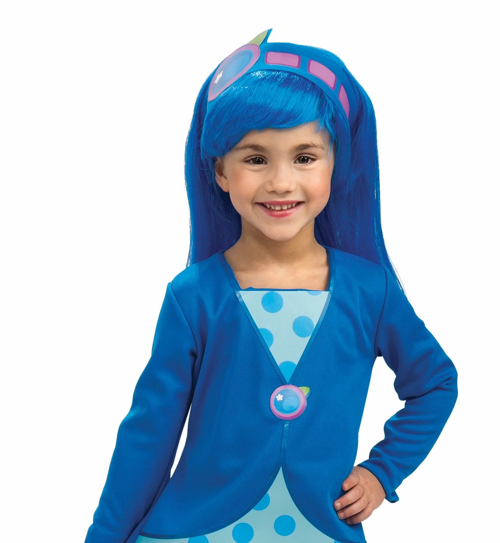 Strawberry Shortcake - Blueberry Muffin Wig (Child) 1 Strawberry Shortcake - Blueberry Muffin Wig (Child)
