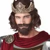 Medieval King (Brown) Adult Wig