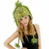 Dr. Seuss Grinch Hoodie Adult Hat