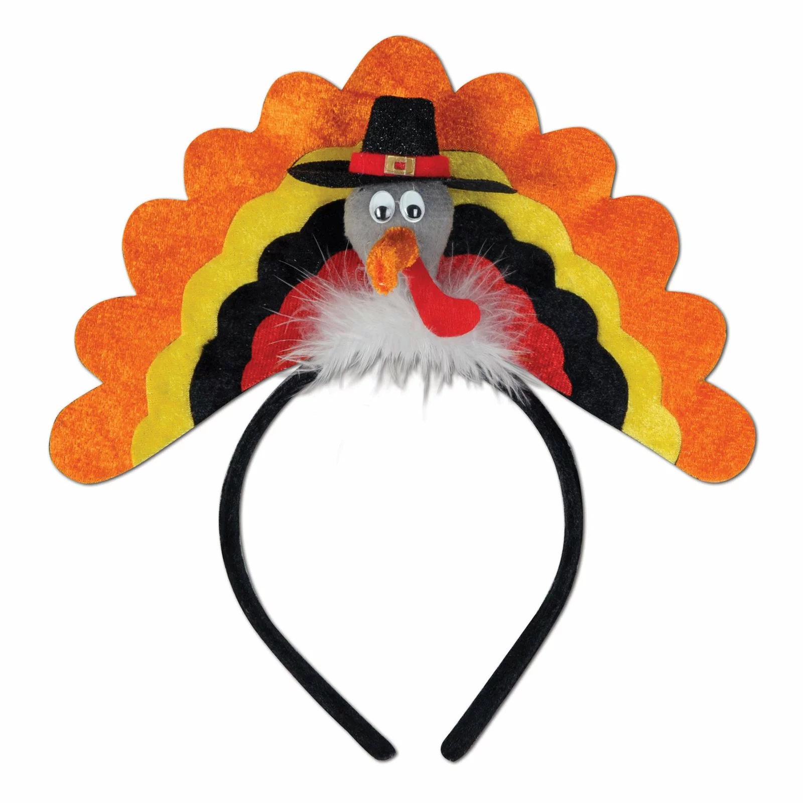 Thanksgiving Turkey Headband Adult 1 Thanksgiving Turkey Headband Adult
