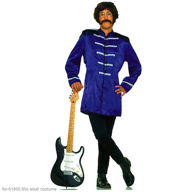 Blue British Explosion Adult Costume 1 Blue British Explosion Adult Costume