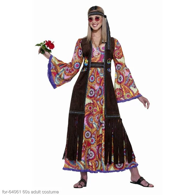 Love Child Hippie Adult Costume 1 Love Child Hippie Adult Costume