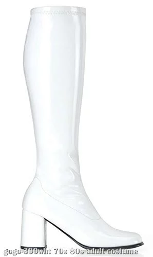 White Costume Boots 1 White Costume Boots
