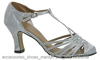 Silver Marilyn Monroe Shoes 1 Silver Marilyn Monroe Shoes