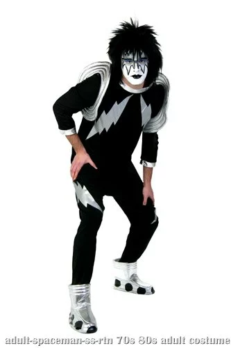 Adult Screenprint KISS Spaceman Costume 1 Adult Screenprint KISS Spaceman Costume