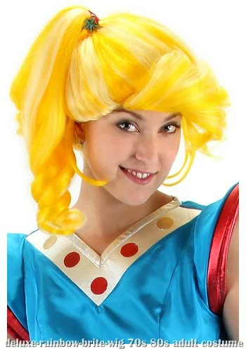 Rainbow Brite Wig 1 Rainbow Brite Wig -Historic Clothing Store deluxe rainbow brite wig