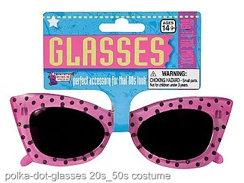 80s Polka Dot Glasses 1 80s Polka Dot Glasses