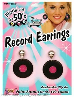 Record Earrings