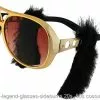 Rock Legend Glasses With Sideburns