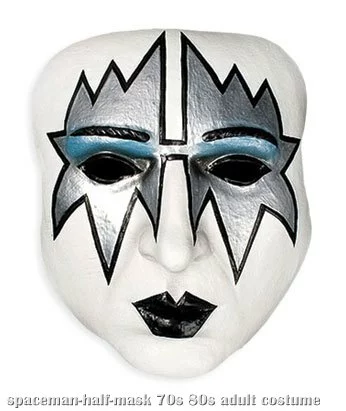 KISS Spaceman Half Mask 1 KISS Spaceman Half Mask