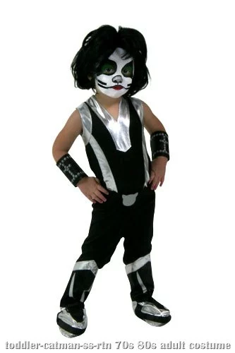 Toddler Screenprint KISS Catman Costume -Historic Clothing Store toddler catman ss rtn